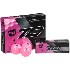Balles de golf Wilson TD Roses personnalisées Impression sur balles de golf